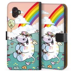 Sideflip mit langer Lasche schwarz