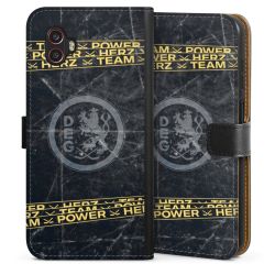 Sideflip mit langer Lasche schwarz