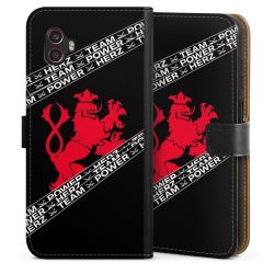 Sideflip mit langer Lasche schwarz