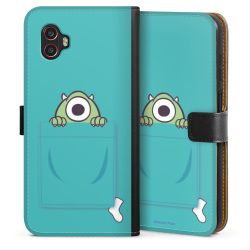 Sideflip mit langer Lasche schwarz