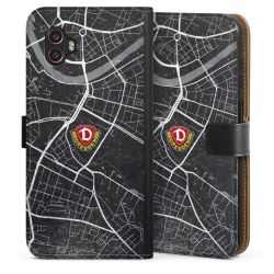 Sideflip mit langer Lasche schwarz