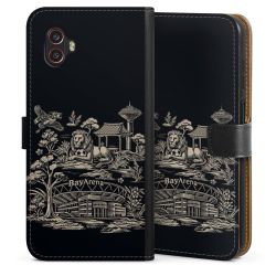 Sideflip mit langer Lasche schwarz