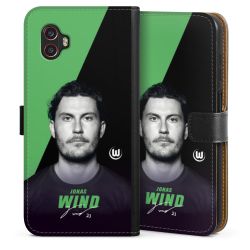 Sideflip mit langer Lasche schwarz