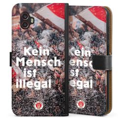 Sideflip mit langer Lasche schwarz