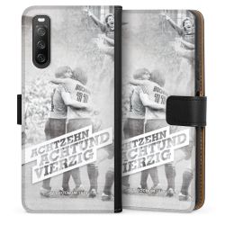 Sideflip mit langer Lasche schwarz