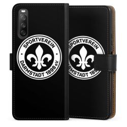 Sideflip mit langer Lasche schwarz