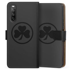 Sideflip mit langer Lasche schwarz