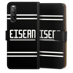 Sideflip mit langer Lasche schwarz