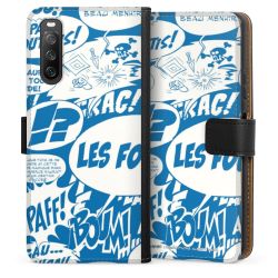 Sideflip mit langer Lasche schwarz