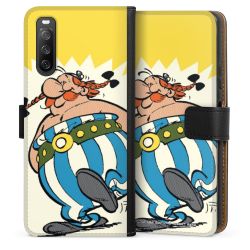 Sideflip mit langer Lasche schwarz