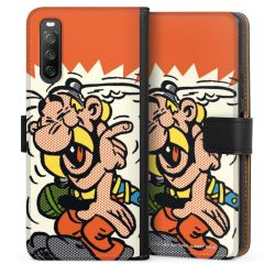 Sideflip mit langer Lasche schwarz