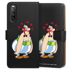 Sideflip mit langer Lasche schwarz