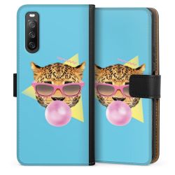 Sideflip mit langer Lasche schwarz