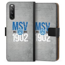 Sideflip mit langer Lasche schwarz