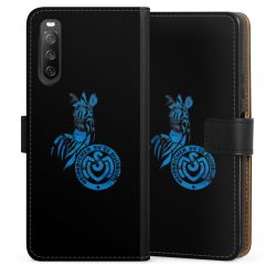 Sideflip mit langer Lasche schwarz