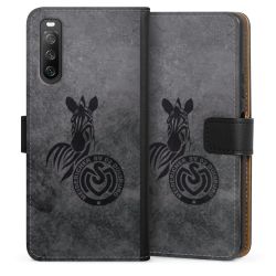 Sideflip mit langer Lasche schwarz