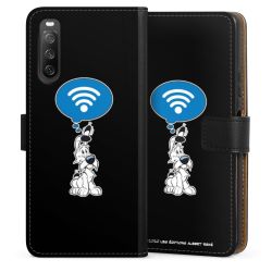 Sideflip mit langer Lasche schwarz