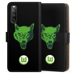 Sideflip mit langer Lasche schwarz