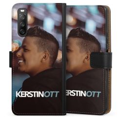 Sideflip mit langer Lasche schwarz