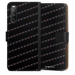 Sideflip mit langer Lasche schwarz