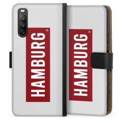 Sideflip mit langer Lasche schwarz