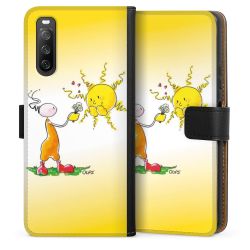 Sideflip mit langer Lasche schwarz