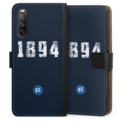 Sideflip mit langer Lasche schwarz