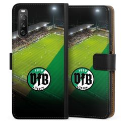 Sideflip mit langer Lasche schwarz