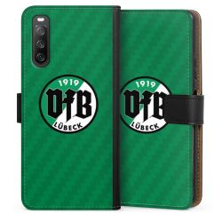 Sideflip mit langer Lasche schwarz