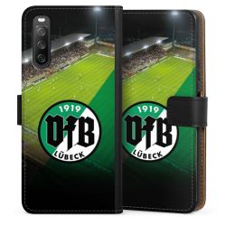 Sideflip mit langer Lasche schwarz