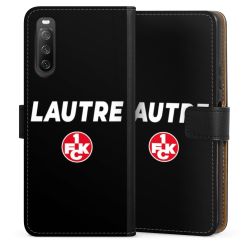 Sideflip mit langer Lasche schwarz