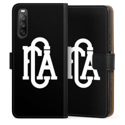 Sideflip mit langer Lasche schwarz