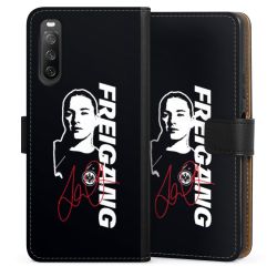 Sideflip mit langer Lasche schwarz