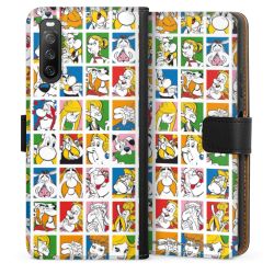 Sideflip mit langer Lasche schwarz