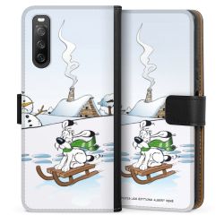 Sideflip mit langer Lasche schwarz