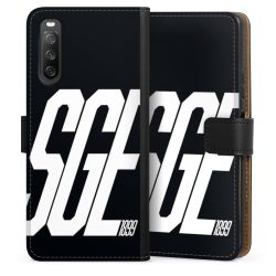 Sideflip mit langer Lasche schwarz