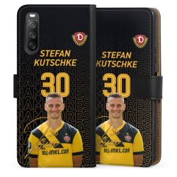 Sideflip mit langer Lasche schwarz