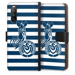 Sideflip mit langer Lasche schwarz