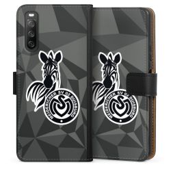 Sideflip mit langer Lasche schwarz