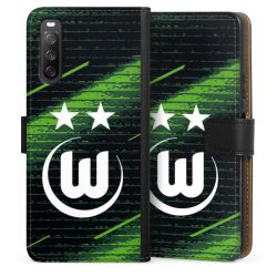 Sideflip mit langer Lasche schwarz