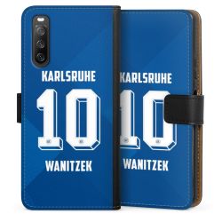 Sideflip mit langer Lasche schwarz