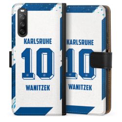 Sideflip mit langer Lasche schwarz