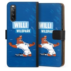 Sideflip mit langer Lasche schwarz