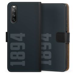 Sideflip mit langer Lasche schwarz