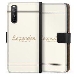 Sideflip mit langer Lasche schwarz