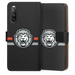 Sideflip mit langer Lasche schwarz