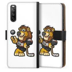 Sideflip mit langer Lasche schwarz