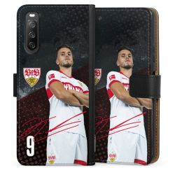 Sideflip mit langer Lasche schwarz