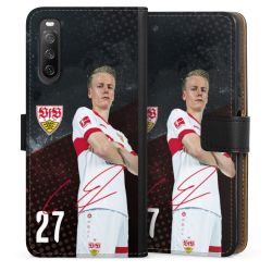 Sideflip mit langer Lasche schwarz