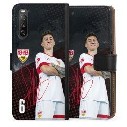 Sideflip mit langer Lasche schwarz